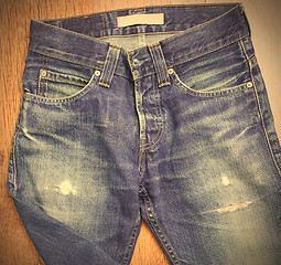 Image showing vintage fashion jeans