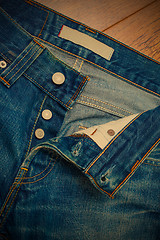 Image showing unbuttoned jeans