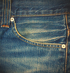 Image showing Jeans pocket