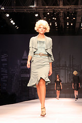 Image showing Model on the catwalk during Seoul Collection (Fashion Week) 08 S