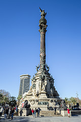 Image showing Columbus Monument, Barcelona