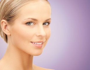 Image showing beautiful young woman face