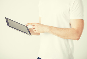 Image showing man with tablet pc