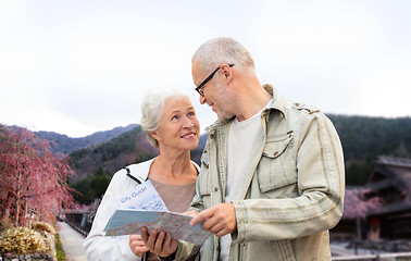 Image showing senior couple on city street