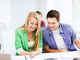 Image showing students doing mathematics at school