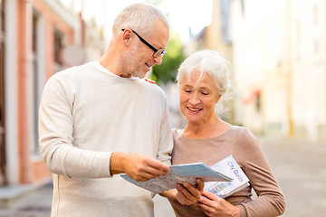 Image showing senior couple on city street