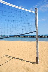 Image showing Volleyball net