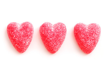 Image showing Candy hearts