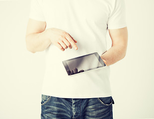 Image showing man with tablet pc