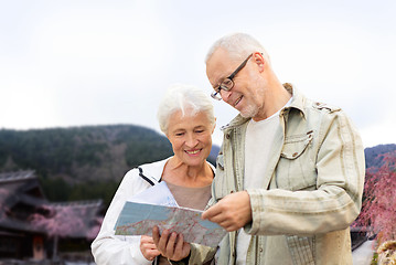 Image showing senior couple on city street