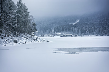 Image showing Eibsee winter
