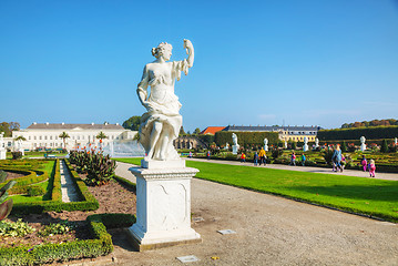 Image showing The Herrenhausen Gardens in Hanover, Germany