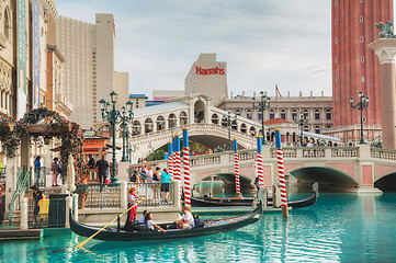 Image showing Las Vegas boulevard in the morning