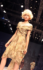 Image showing Model on the catwalk at Seoul Collection (Fashion Week) 08 S/S.