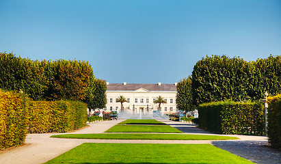 Image showing The Herrenhausen Gardens in Hanover, Germany