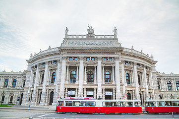 Image showing Burgtheater building in Vienna, Austria