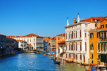 Image showing View to Grand Canal in Venice, Italy