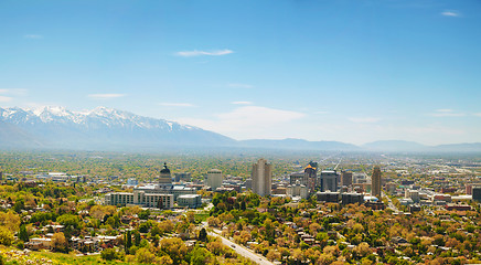 Image showing Salt Lake City overview