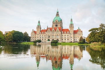 Image showing New Town Hall in Hanover