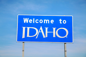 Image showing Welcome to Idaho sign