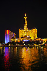 Image showing Las Vegas boulevard in the night