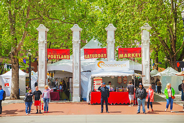 Image showing Portland Saturday Market