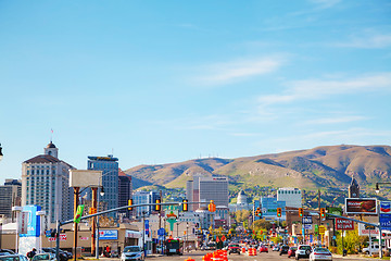 Image showing S Street in Salt Lake City in the evening