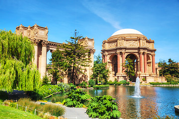 Image showing The Palace of Fine Arts in San Francisco