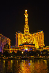 Image showing Las Vegas boulevard in the night