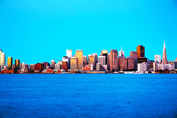 Image showing San Francisco cityscape as seen from Treasure Island