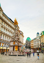 Image showing The Pestsaule (Plague Column) at Graben street in Vienna