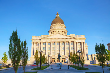 Image showing Utah state capitol building in Salt Lake City