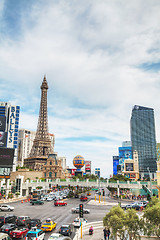 Image showing Las Vegas boulevard in the morning