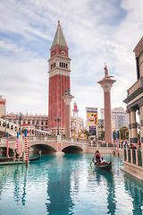 Image showing Las Vegas boulevard in the morning