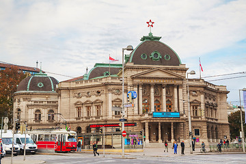 Image showing Volkstheater in Vienna, Austria in the morning