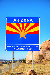 Image showing Arizona road sign