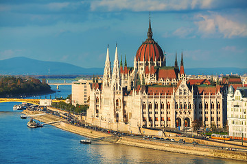 Image showing Parliament building in Budapest, Hungary