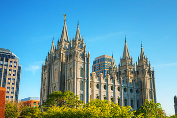 Image showing Mormons Temple in Salt Lake City, UT