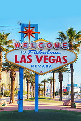 Image showing Welcome to Fabulous Las Vegas sign