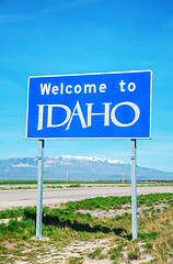 Image showing Welcome to Idaho sign