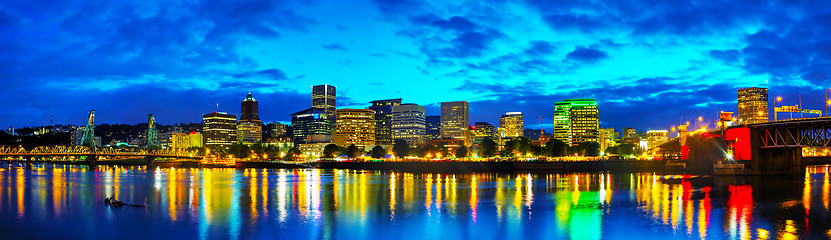 Image showing Downtown Portland cityscape