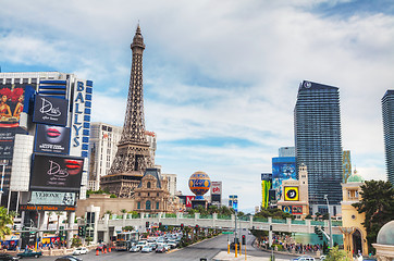 Image showing Las Vegas boulevard in the morning