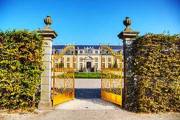 Image showing The Herrenhausen Gardens in Hanover, Germany