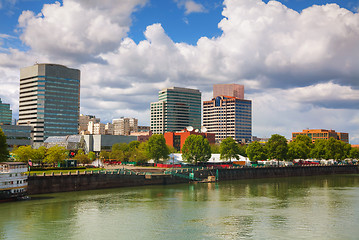 Image showing Downtown Portland cityscape