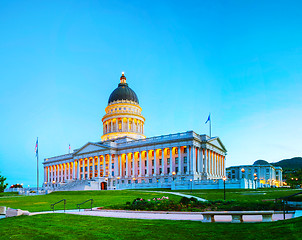 Image showing Utah state capitol building in Salt Lake City