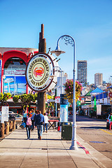 Image showing Famous Fisherman's Wharf of San Francisco