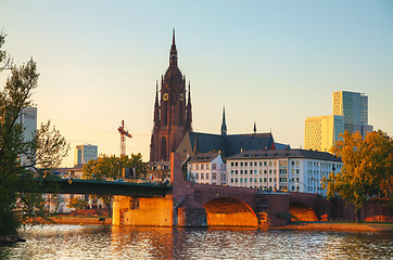 Image showing Frankfurt Cathedral in Frankfurt am Main