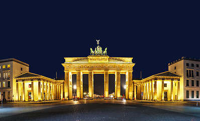 Image showing Brandenburg gate in Berlin, Germany