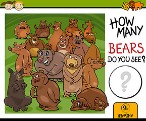 Image showing counting game cartoon illustration