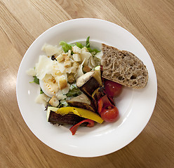 Image showing Grilled vegetables salad